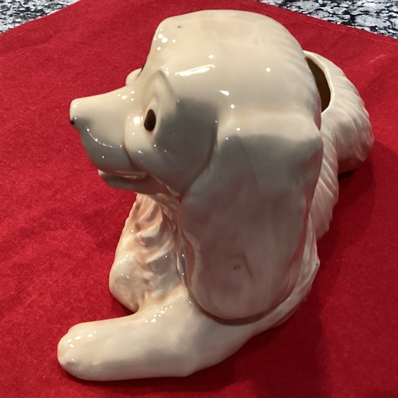 🟡 Ceramic Dog Planter, I think it’s a Cocker Spaniel, in really nice condition - Picture 5 of 10